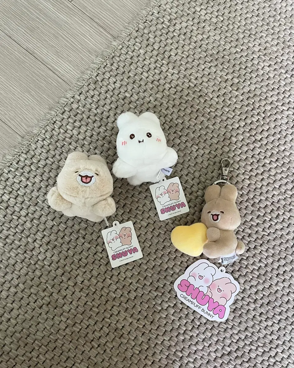 [새상품] 슈야와 토야 토끼 인형 키링