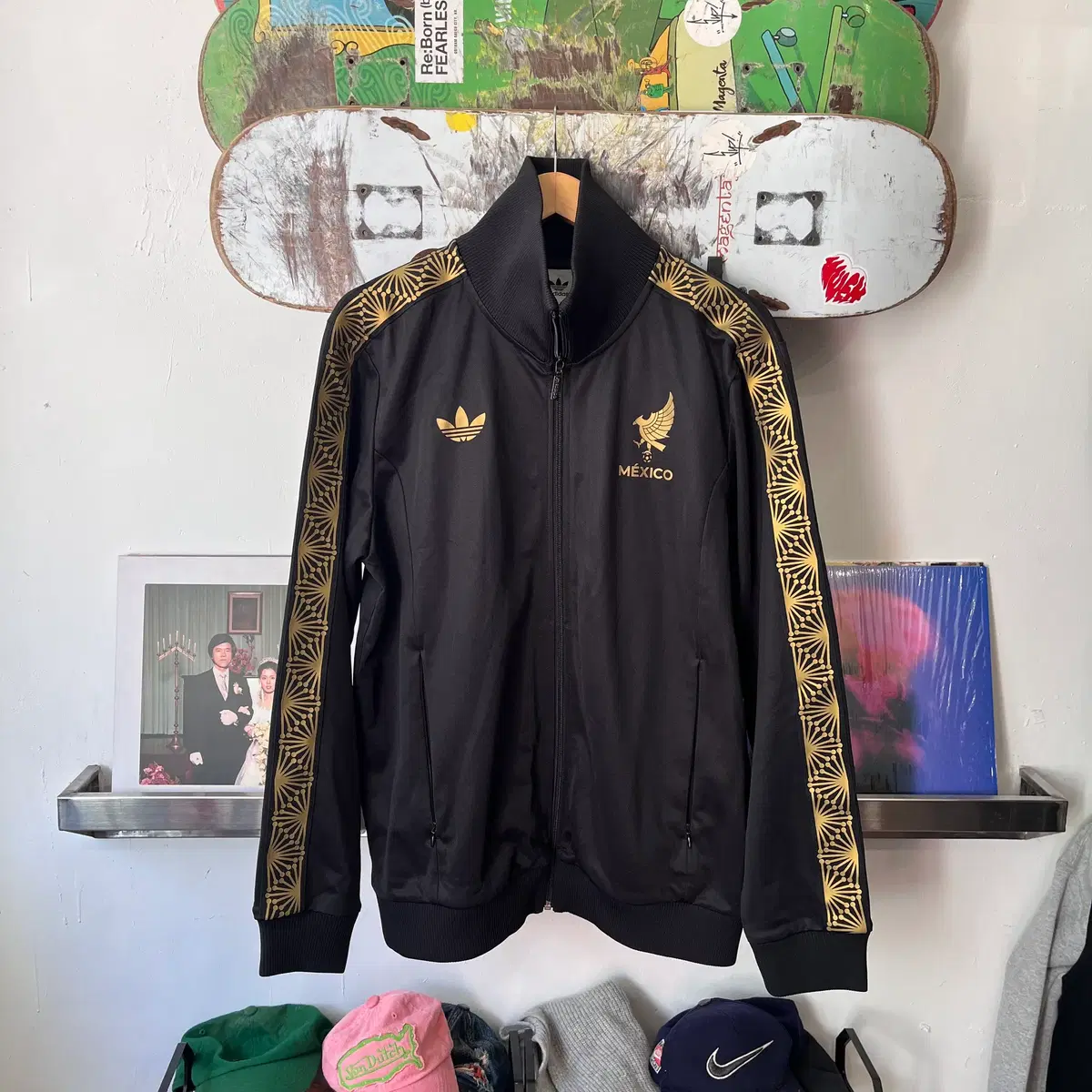 2XL 아디다스 멕시코 골드 트랙탑/W3305