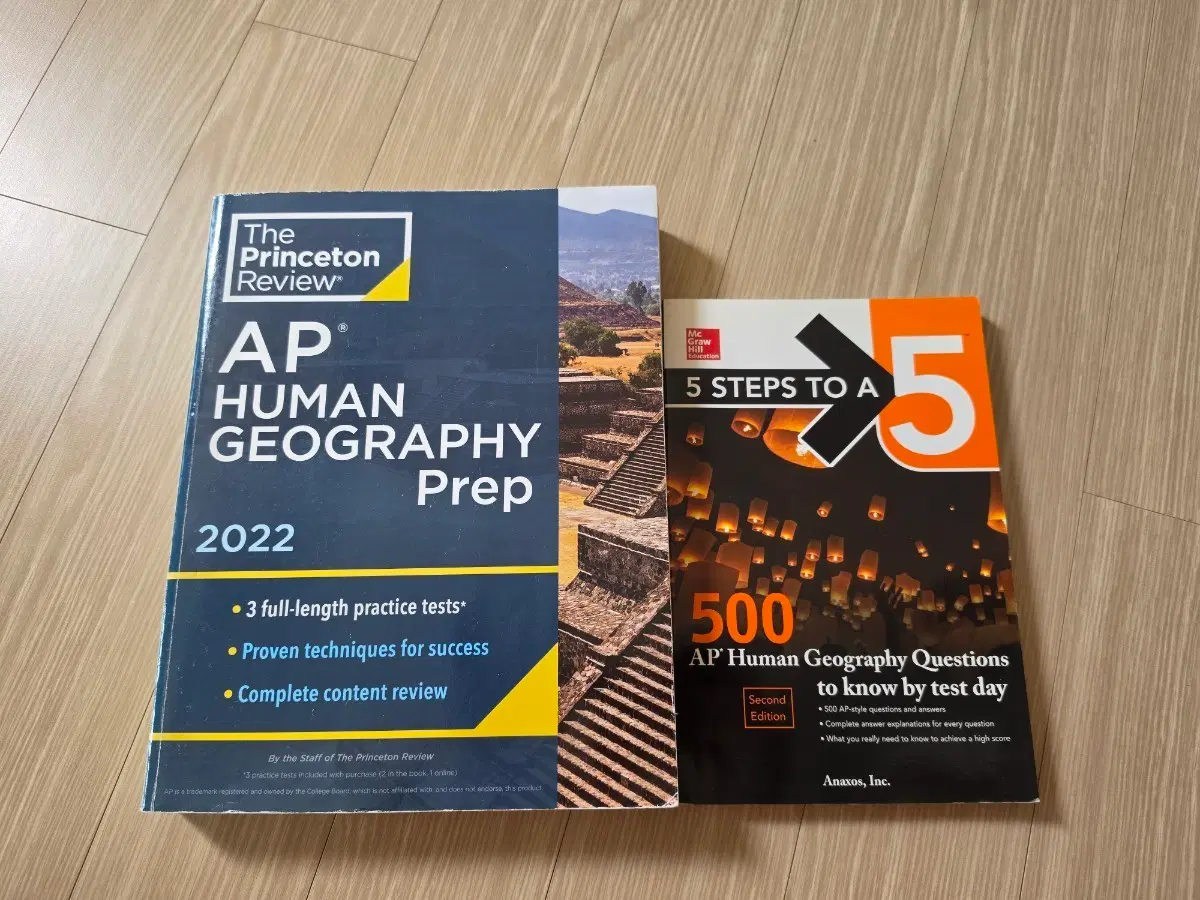 프린스턴 리뷰 AP Human Geography Prep 2022 / 5 STEPS TO A 5 500 AP Human Geography Questions