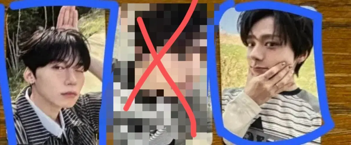 포카 2장
