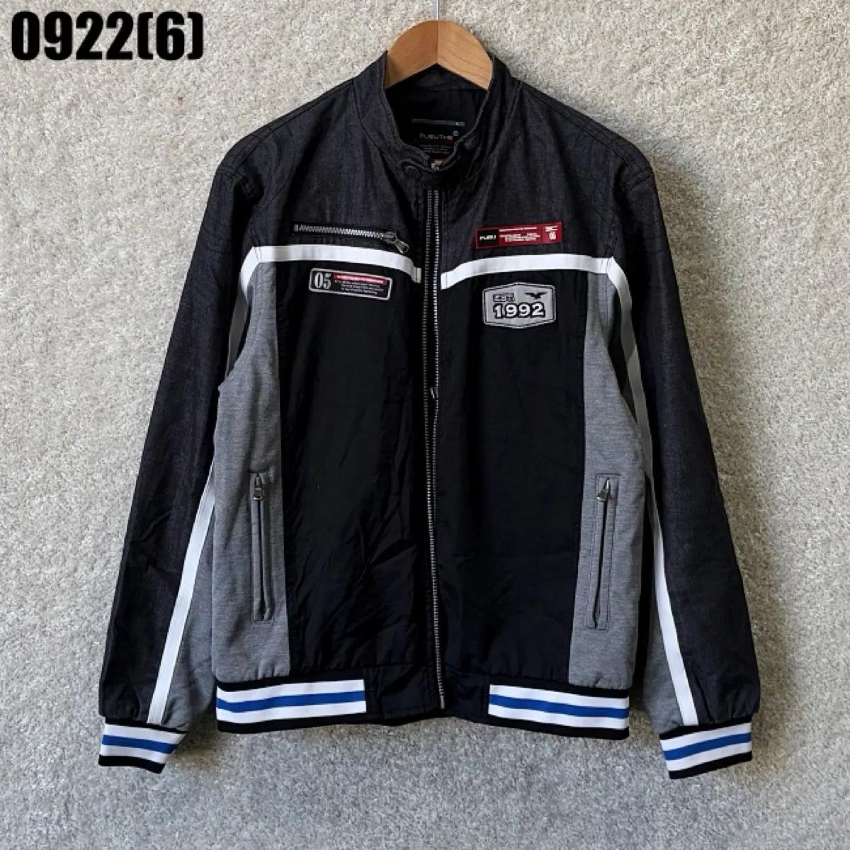 FUBU 1992 야구 점퍼 블랙 L 0922