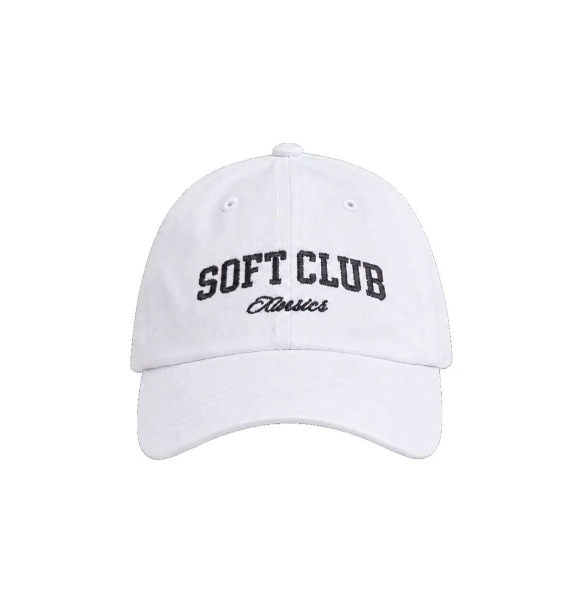 새상품) 클리시어 Soft club basic cap, White
