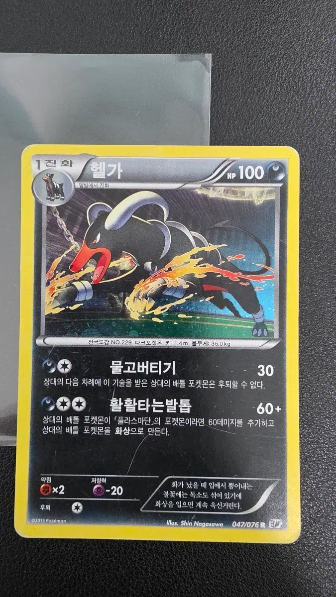 포켓몬 카드 헬가 r bw9 047
