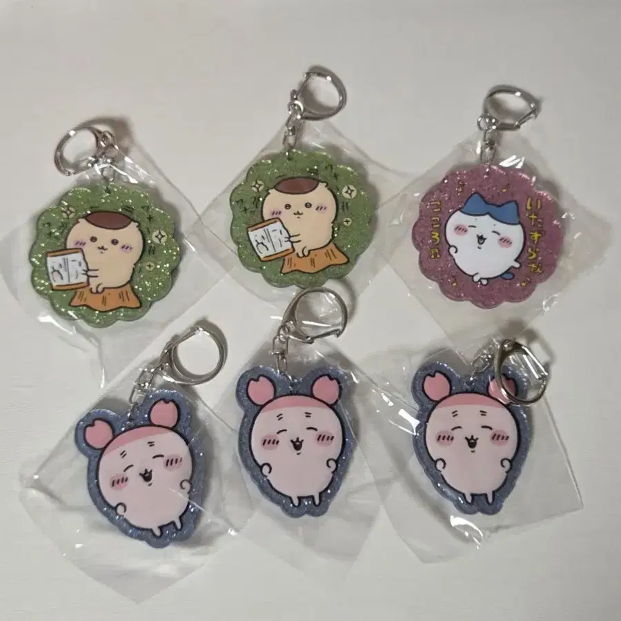 먼작귀 치이카와 아크릴 키링 쿠리만쥬 카니 하치와레