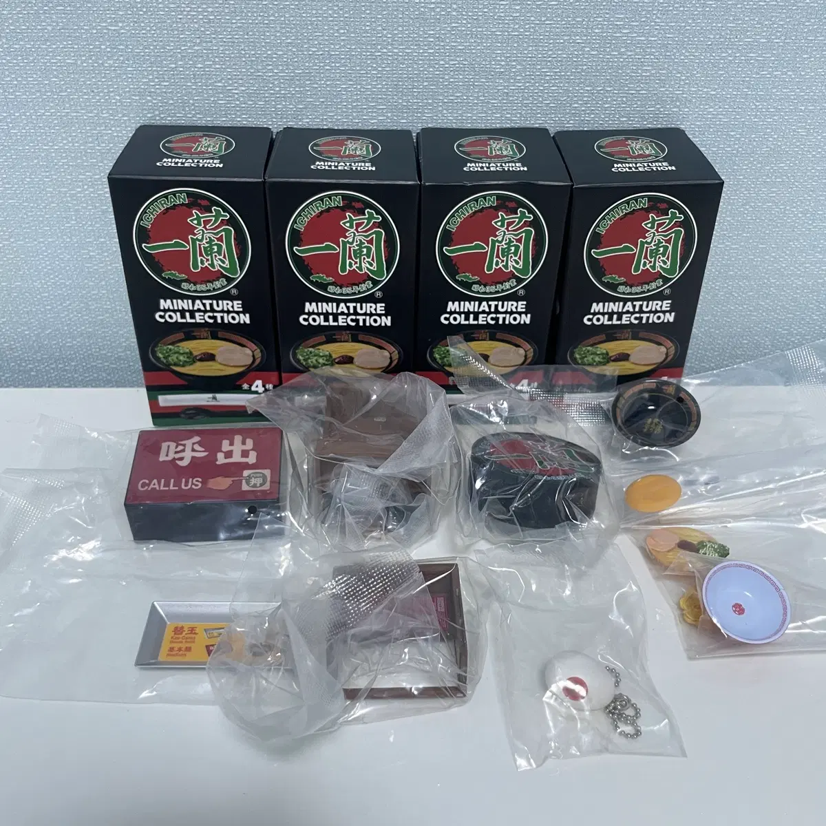 이치란라멘 미니어처 컬렉션 전4종 시크릿 포함