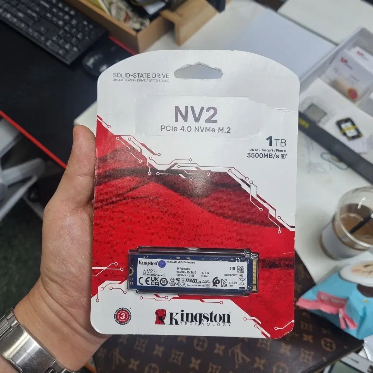킹스톤 NV2 M.2 1TB SSD PCIe 4.0 3500MB/s