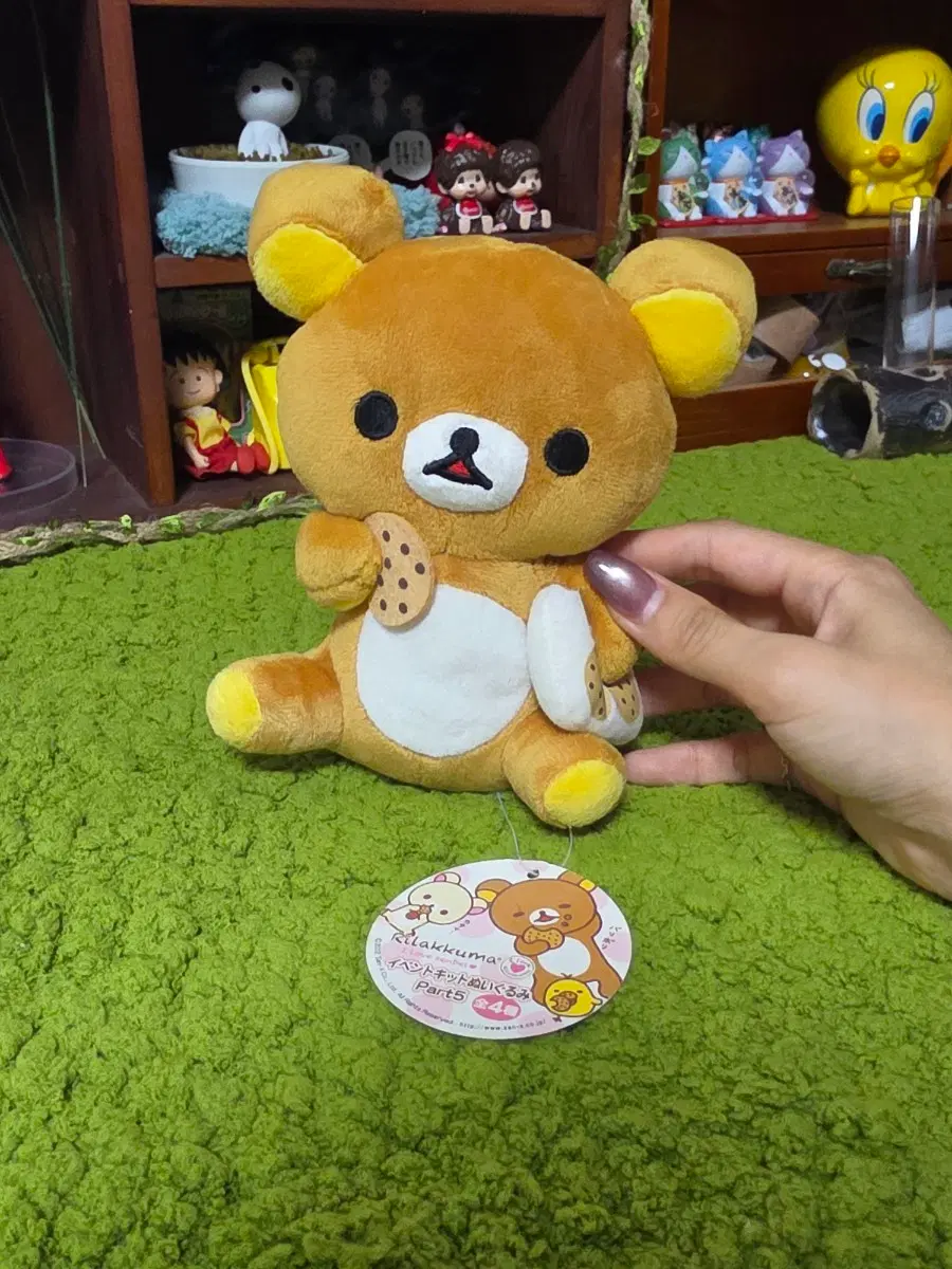 빈티지 쿠키먹는 리락쿠마 인형