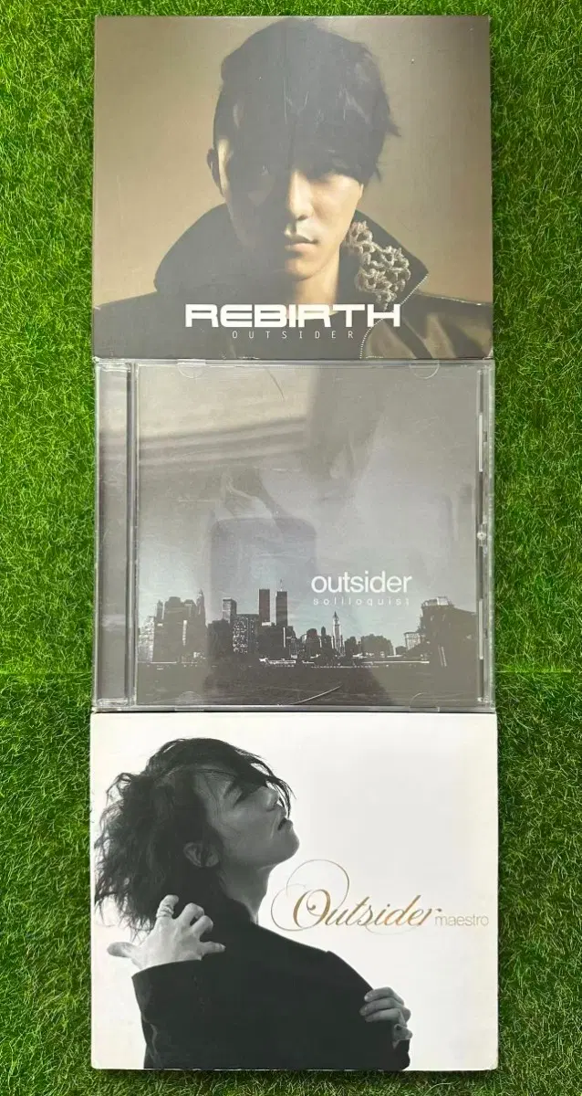 아웃사이더 리바이스 앨범 세트 (3종)1집 2집 미니앨범 개봉cd