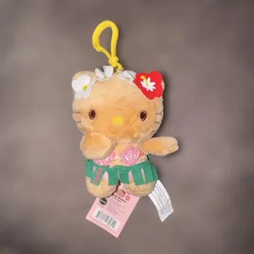 헬로키티 하와이 한정판 봉제 인형 키링