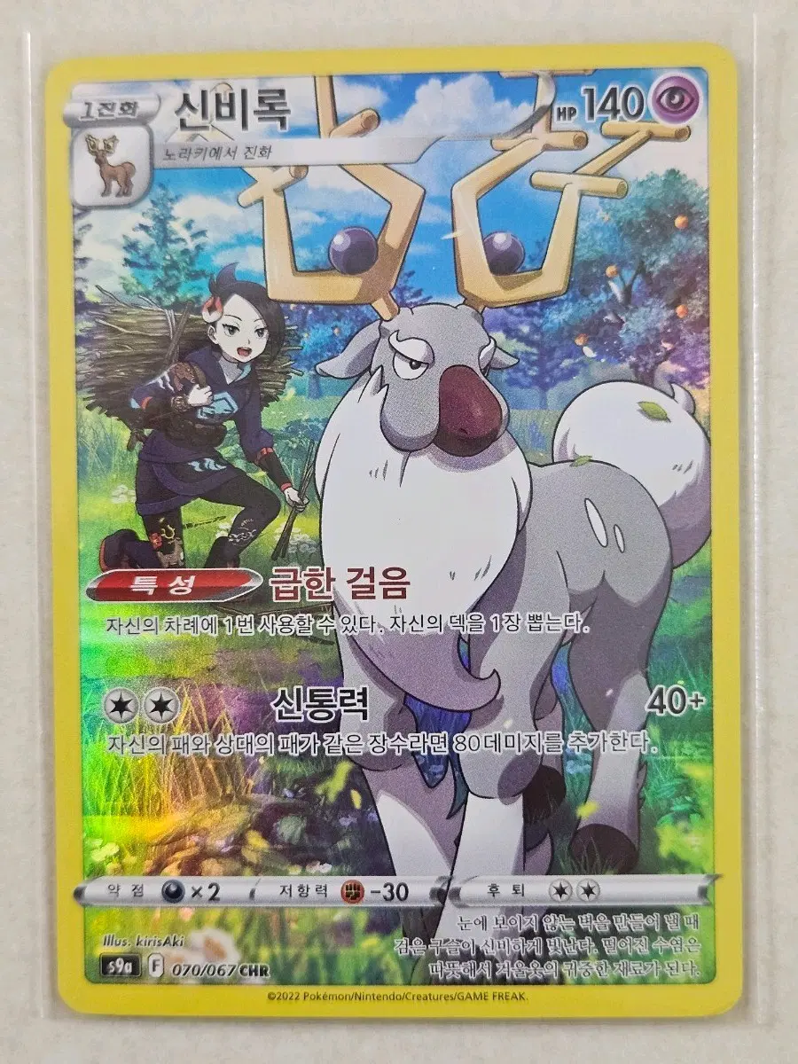 포켓몬 카드 신비록 CHR카드