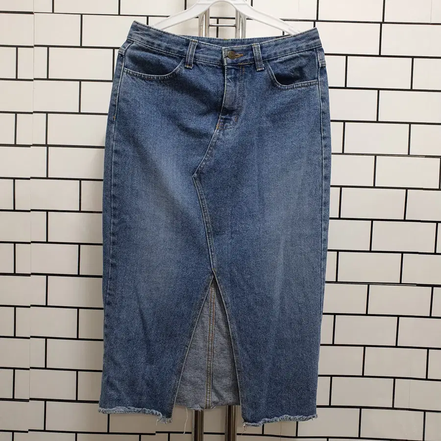 -385 앞트임 청치마 스커트