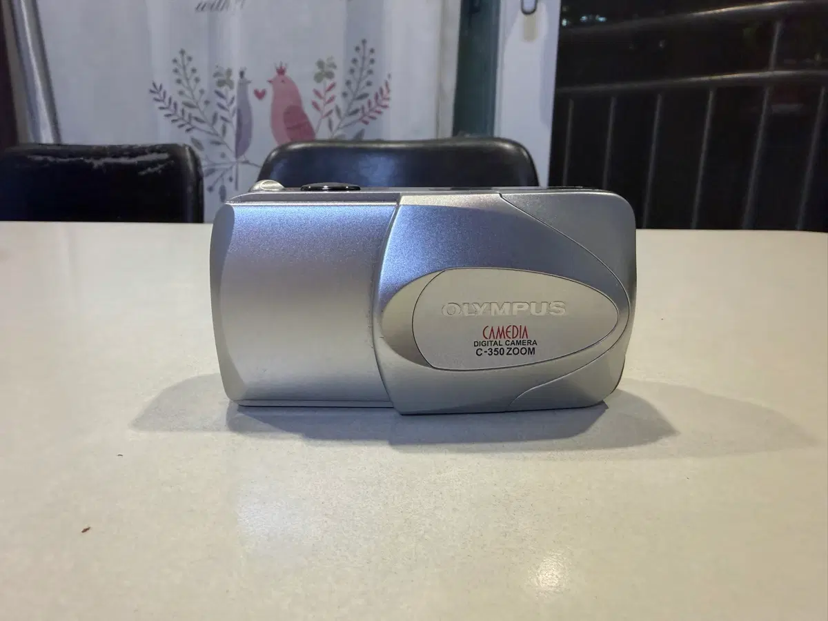 올림푸스 C-350 ZOOM 실버 디지털 카메라