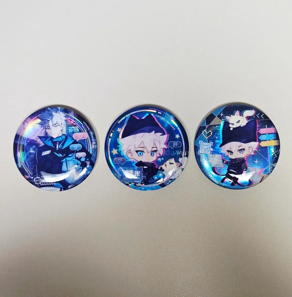 시광대리인 루광 7.5cm 빌리빌리 캔뱃지