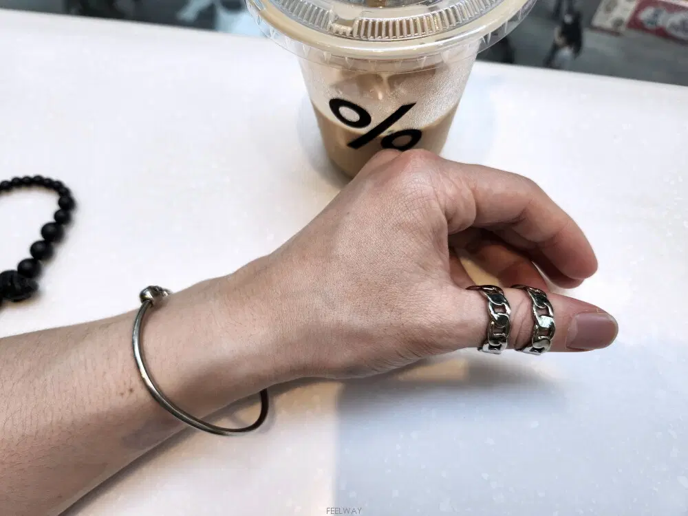 Maison Margiela Flat Chain Double Ring
