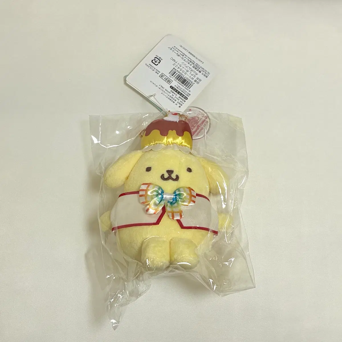 산리오 폼폼푸린 퓨로랜드 푸딩 마스코트 인형