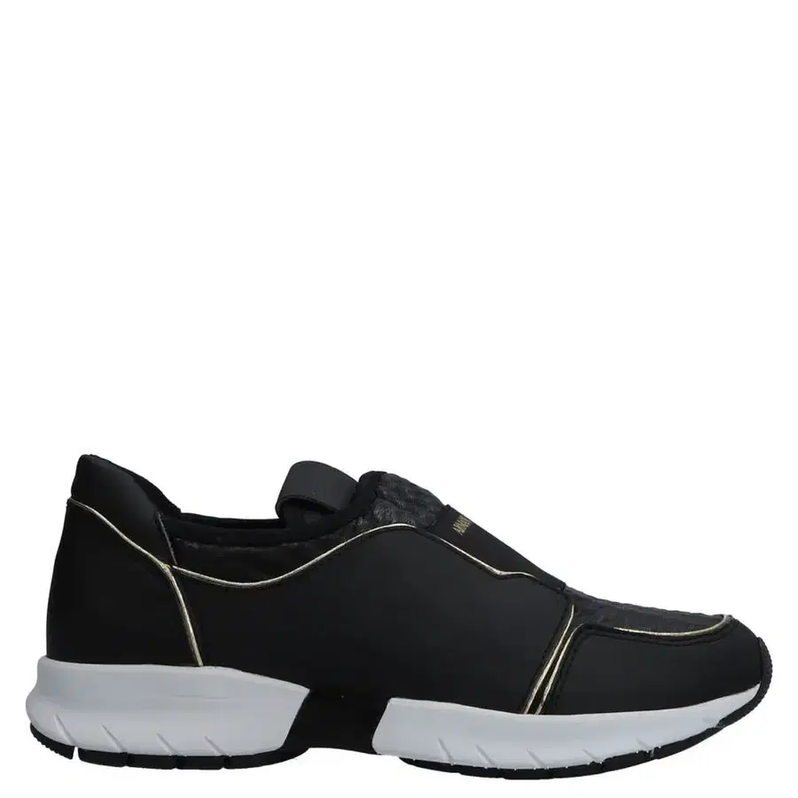 ARMANI JEANS goldline Velcro Runner Trainers