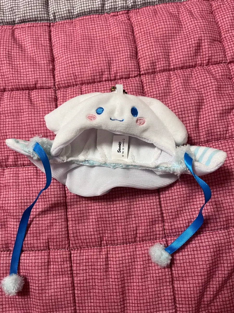 산리오 시나모롤 인형 모자 10cm