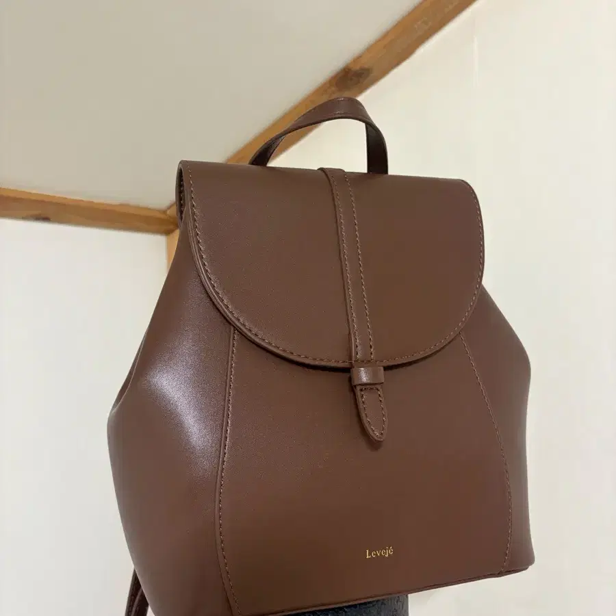 르브제 Monet Backpack (Brown) 레더백팩
