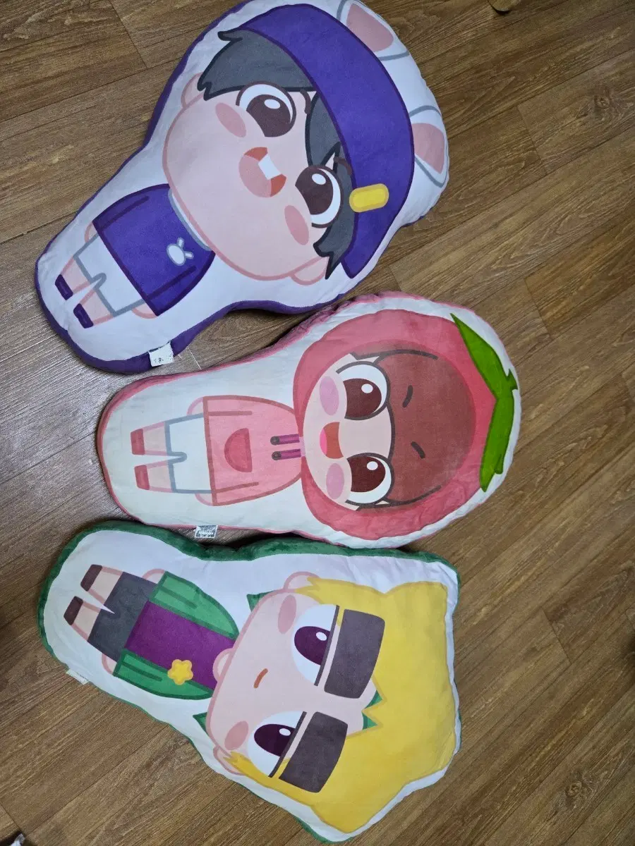 샌드박스 캐릭터 쿠션 3종 세트