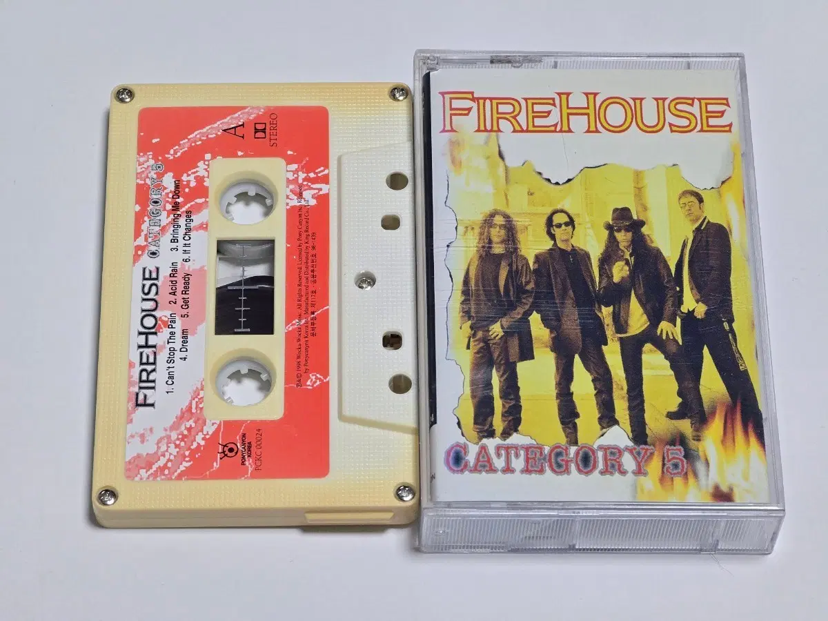 Firehouse - Category 5 (1998년 국내 라이선스 카세트 테이프)