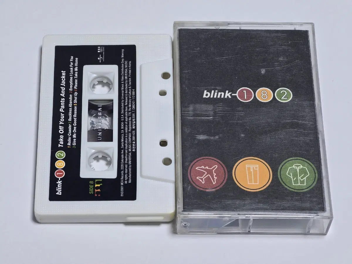 [희귀/국내반] 블링크 182 (Blink-182) - Take Off Your Pants And Jacket 카세트 테이프