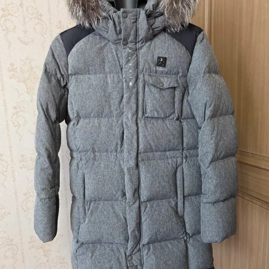 밀레 푸조 후드퍼 롱 헤비다운 패딩 점퍼