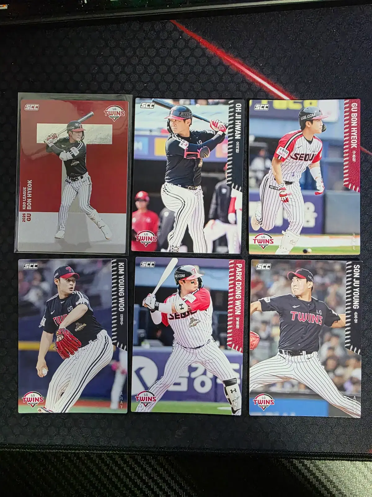 scc kbo LG 트윈스 카드 모음