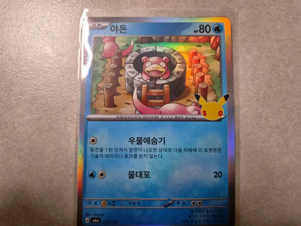 포켓몬30주년카드 야돈