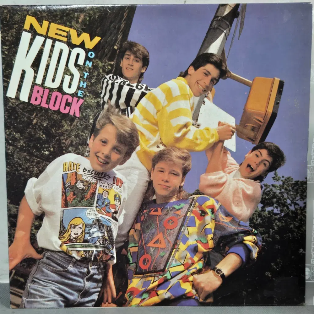1-1351 . LP음반.NEW KIDS ON THE BLOCK (STOP IT GIRL.ARE YOU DOWN).가요 중고 팝 클래식 라이센스