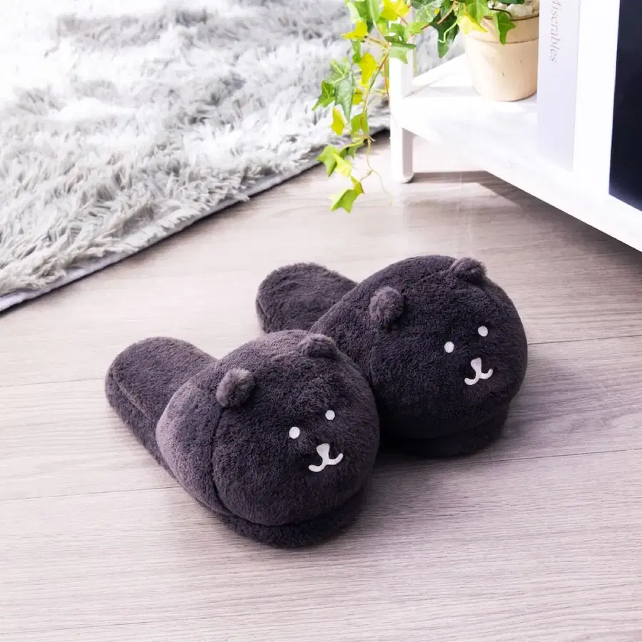 나가노마켓 블랙농담곰 쿠지 C상 슬리퍼