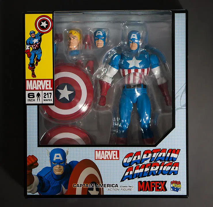 마펙스 캡틴 아메리카 코믹 버전 MAFEX 217 피규어 미개봉