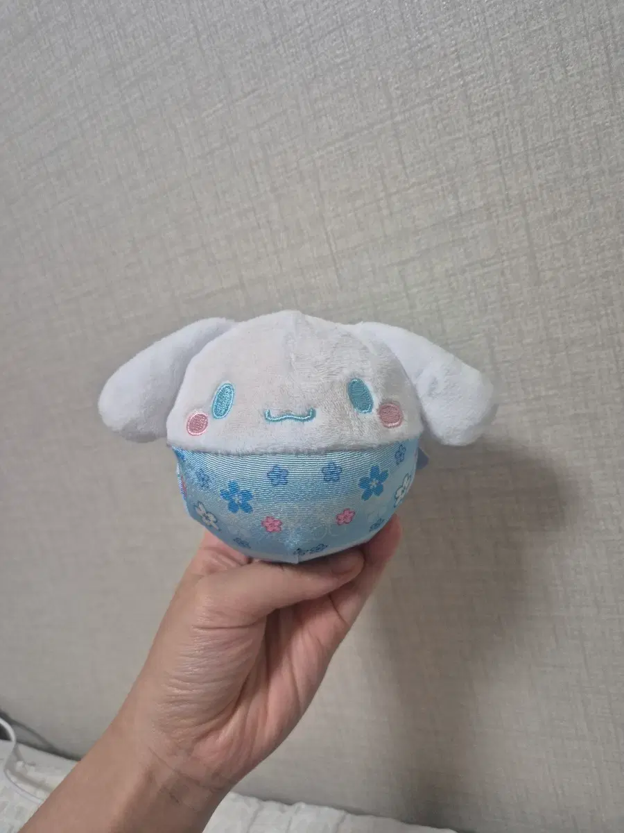 산리오 시나모롤 누쿠이즈 일본 한정 마스코트 인형 키링