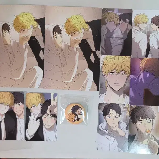 양일우와 나 포카 12종세트 + 10만원 특전 +럭드 엽서/스티커/캔뱃지 일괄