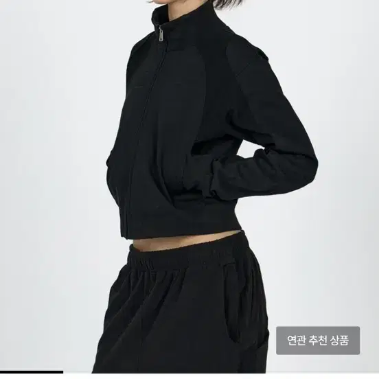 (새상품) 플라스틱 프로덕트 MPa 집업 MPa CONTRAST ZIPPED JACKET WOMEN (BLACK)