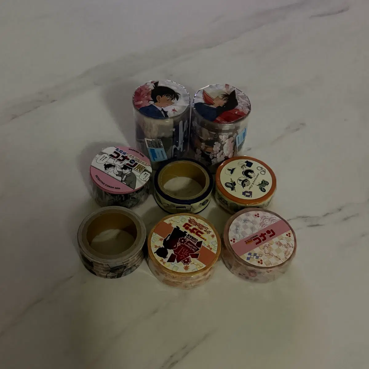명탐정 코난 마스킹 테이프 8종 판매