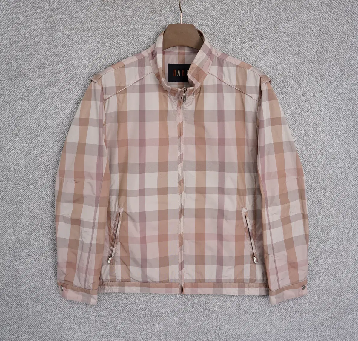 닥스 골프 남성 체크패턴 바람막이 점퍼 110size