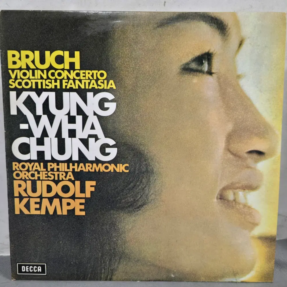 1-1359 . LP음반. 정경화 (BRUCH 바이올린 협주곡 제1번)로얄 필.RUDOLF KEMPE.가요 중고 팝 클래식 라이센스