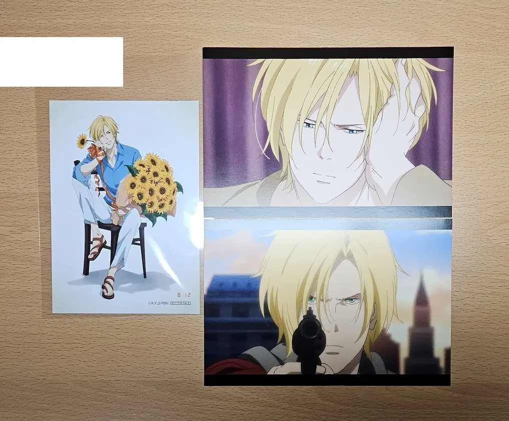 바나나피쉬 BANANA FISH 애쉬 애니메이트 특전 3점 일괄