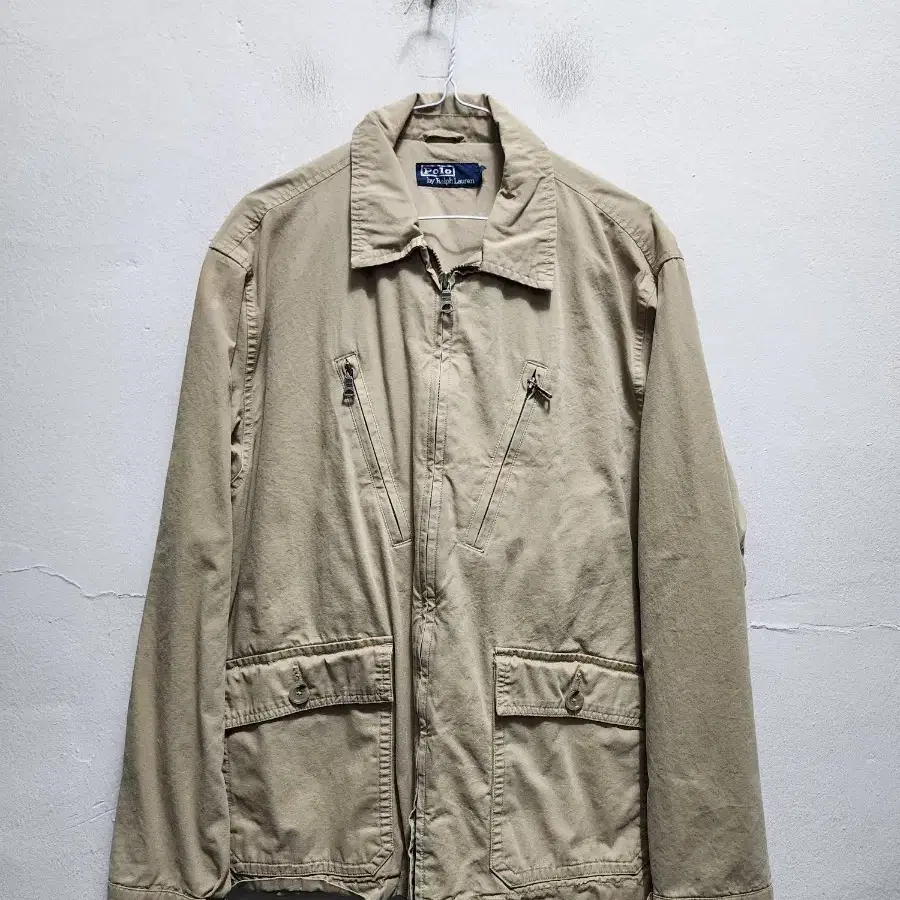 폴로 00s 베이지 면자켓