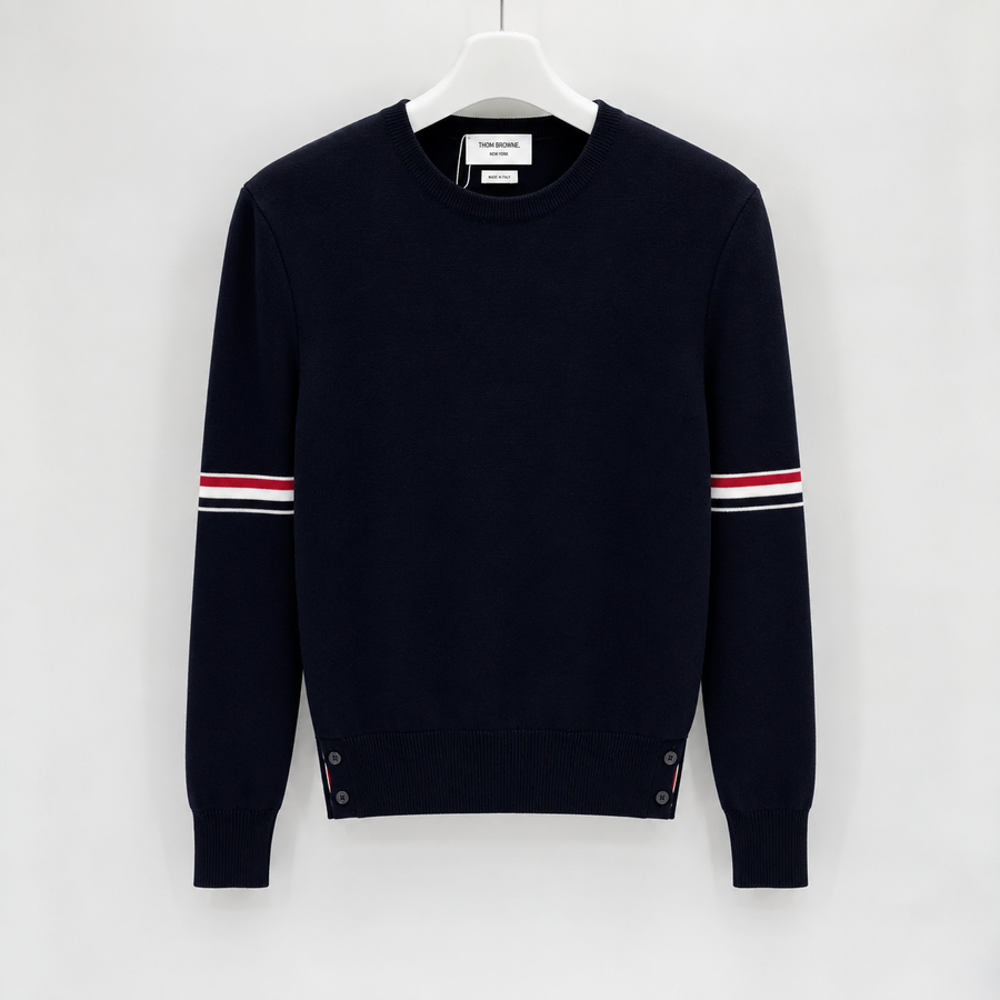 톰브라운 25FW 밀라노스티치 암밴드 니트