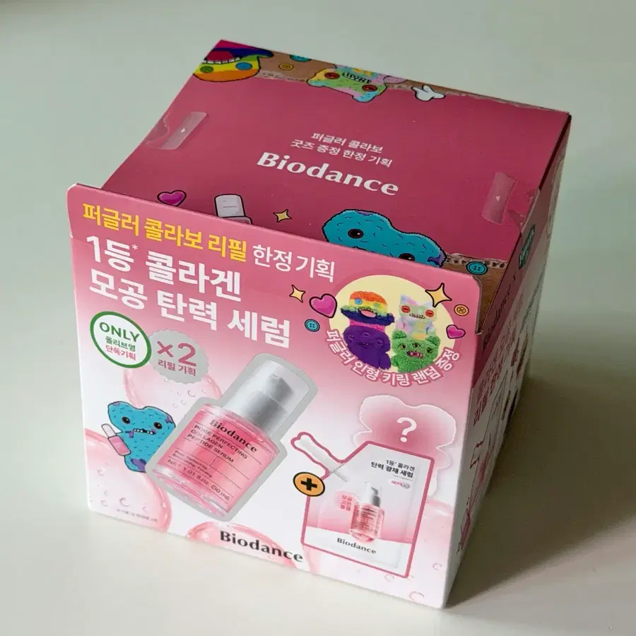 바이오던스 포어 콜라겐 펩타이드 세럼 (+퍼글러 인형 키링)
