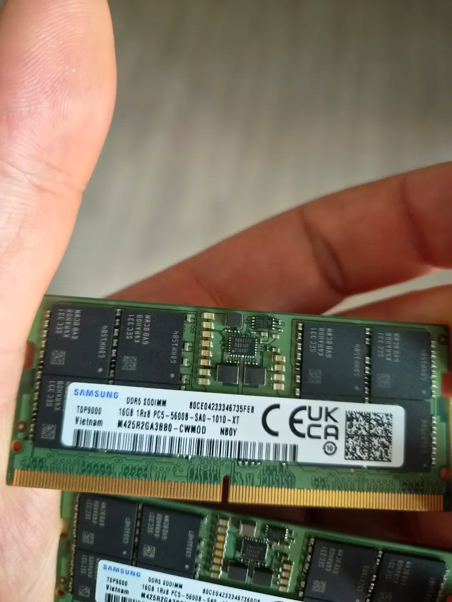 삼성 DDR5 SODIMM PC5-5600 16GB 2개