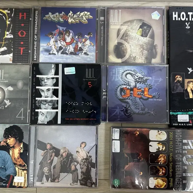 H.O.T. 앨범 5종 / JTL CD 앨범 종3 콘서트CD 비디오테이프 hot