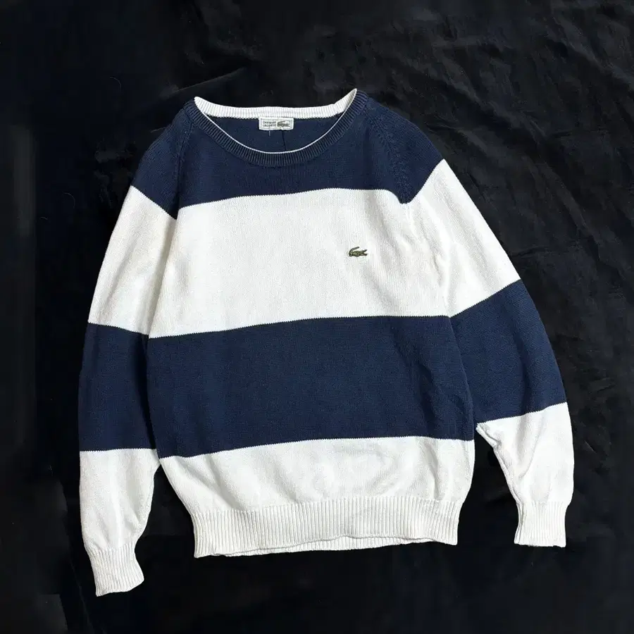 LACOSTE 8090 슈미즈 단가라 맨투맨