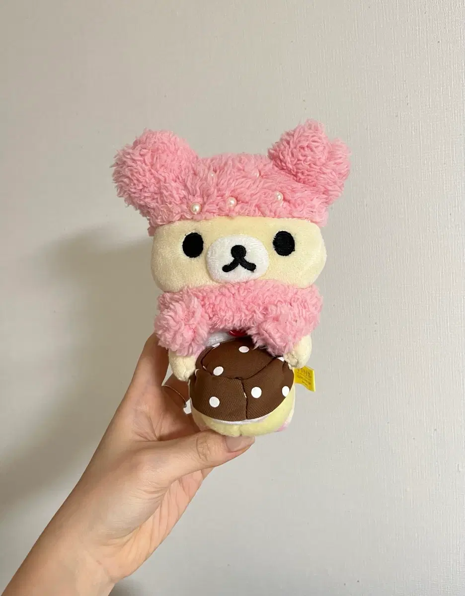 일본 고전완구 산엑스 군밤 털모자 목도리 도토리 코리락쿠마 빈티지 인형 누이 히메갸루