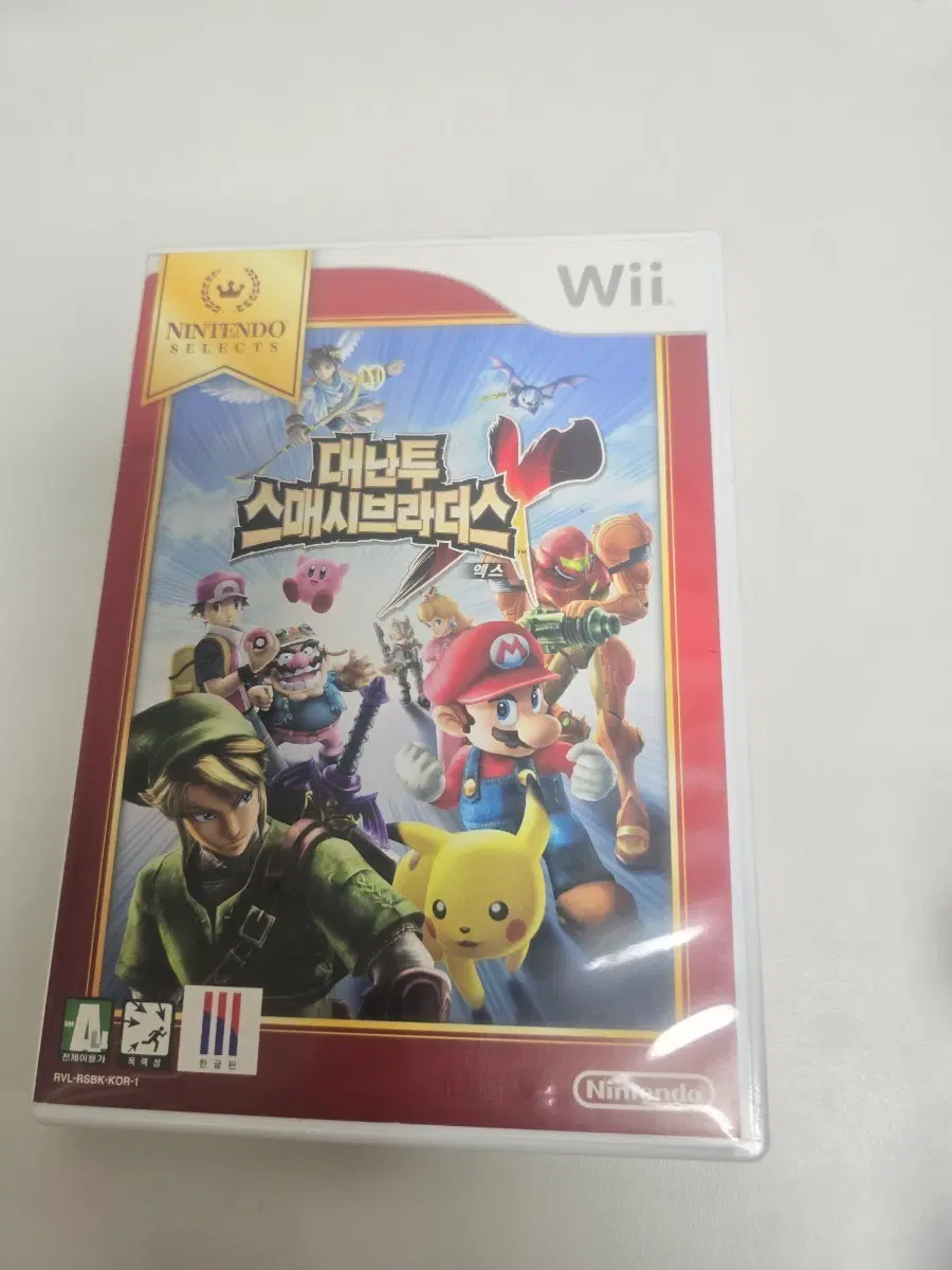 닌텐도 Wii 대난투 스매시브라더스 엑스 한글판