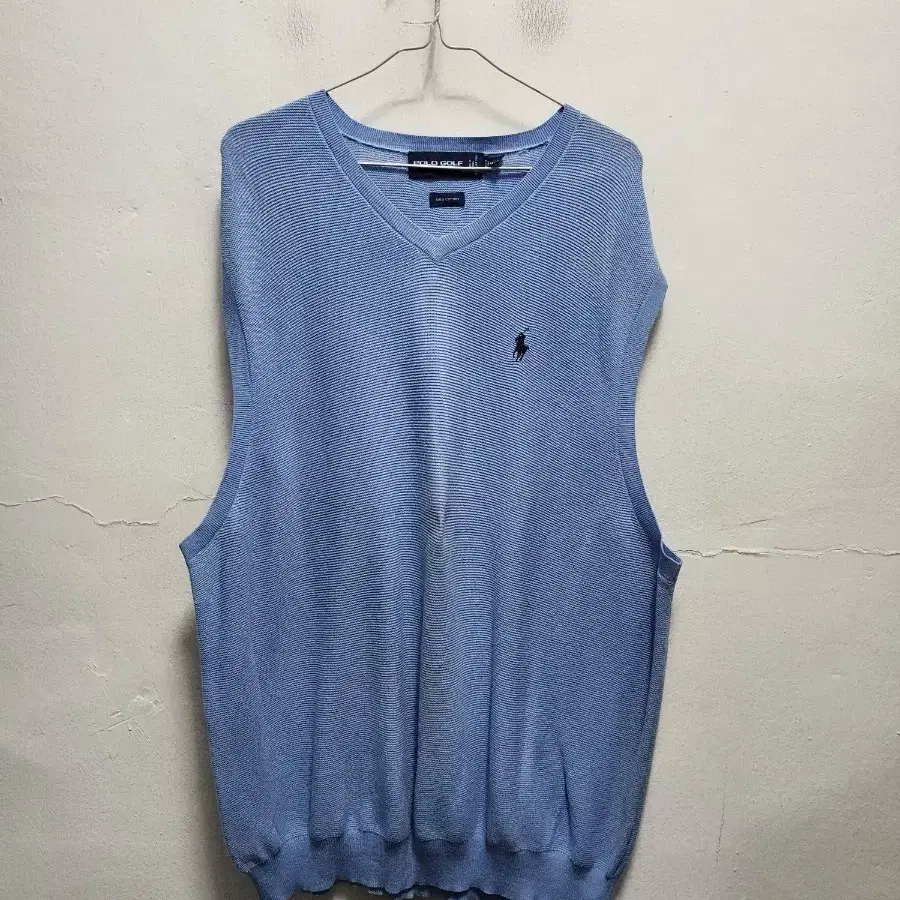 폴로 골프 하늘색 베스트 XXL