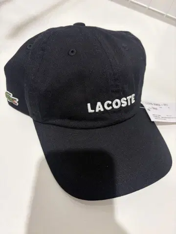 LACOSTE 라코스테 캡 블랙 58cm