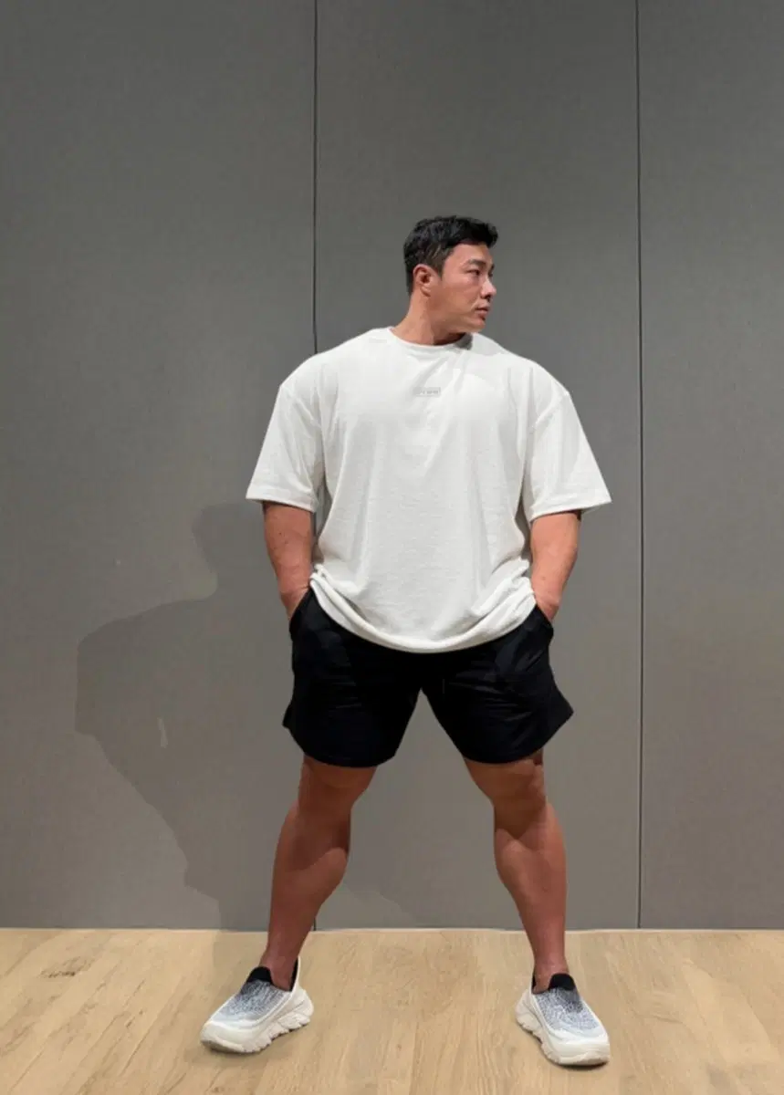 [OVWM/화이트] 압도 타올지 오버핏 티셔츠 3Size