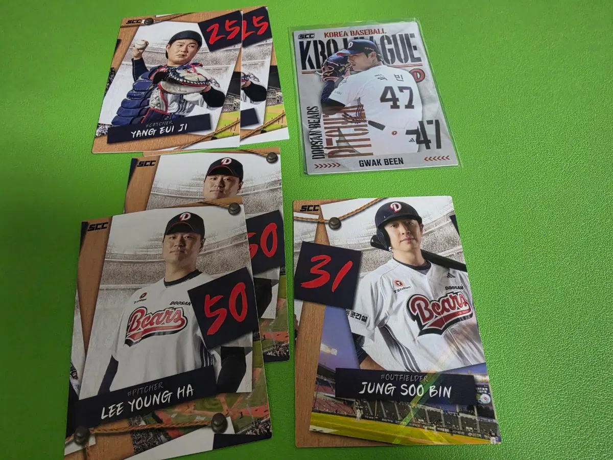 KBO 크보 두산베어스 야구카드
